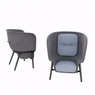 modern sofa chair 3d model