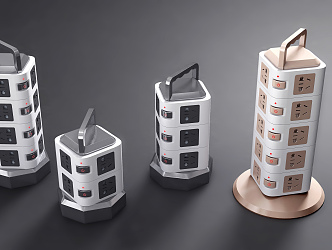 Modern socket 3d model