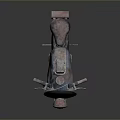 Rusted Vintage Motorcycle With Weathered Metal Frame And Classic Engine Design