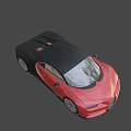 Red And Black Luxury Sports Car With Sleek Aerodynamic Design And Alloy Wheels