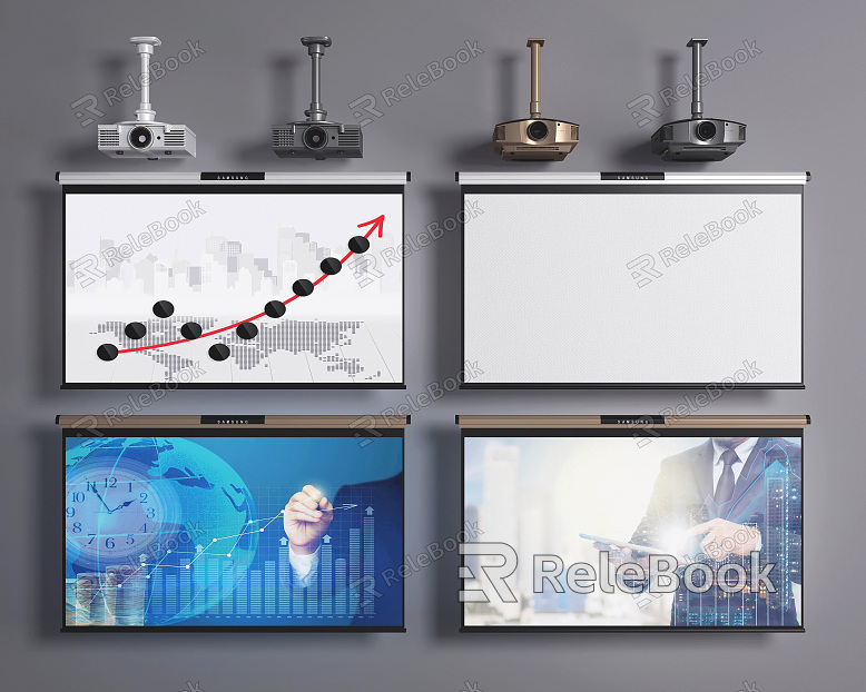 Modern Projector Projection Curtain Projector model