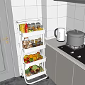 cart rack 3d model