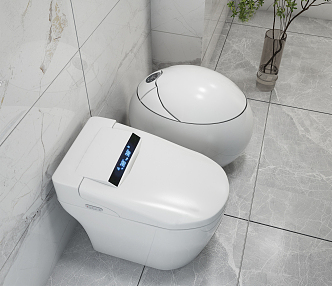 Modern Toilet Smart Toilet 3d model