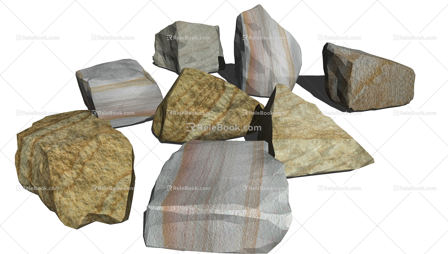 Stone 3d model