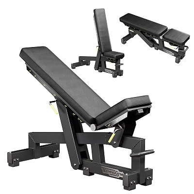Adjustable Heavy Duty Fitness Bench For Home Gym Strength Training Workouts 3d model