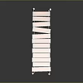 Traditional Handmade Bamboo Bridge With Wooden Slats And Support Pillars Structure