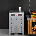 Commercial Roasted Sweet Potato Oven With Display Rack And Food Screen