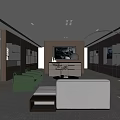 4S Auto Dealership Modern Showroom Displaying Green Mercedes AMG Sports Car