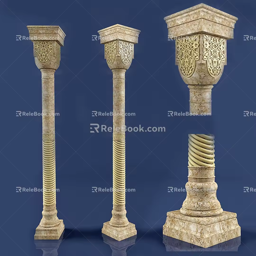 European column 3d model