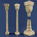 European column 3d model