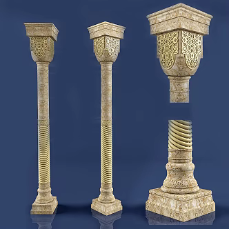 European column 3d model