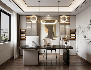 Light Luxury Study 3d model