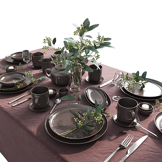 Tableware 3d model