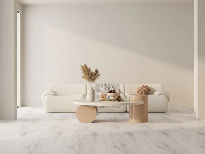 Three-seat sofa 3d model