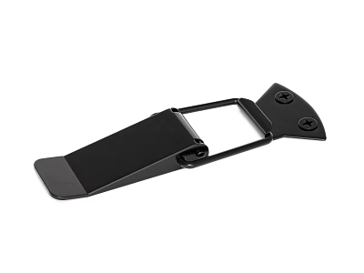 Black Metal Heavy Duty Buckle For Secure Fastening Applications 3d model