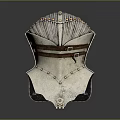Medieval Metal Helmet With Leather Straps And Rivets Historical Armor Design