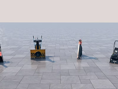 modern lawn mower 3d model