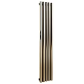 Sleek Vertical Metal Heating Pipes With Polished Surface For Home Heating