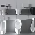Different Toilet Models Featuring Wall Mounted Floor Standing And Hanging Designs In White Black Colors