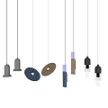 Modern chandelier 3d model