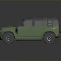 Green Military Vehicle With Off Road Style Roof Rack And Rugged Exterior Design