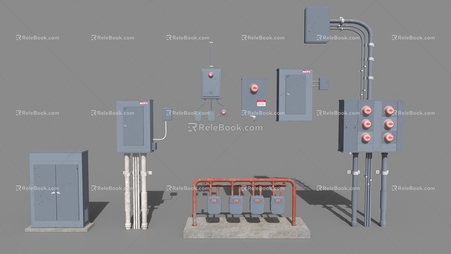 Electric meter for wall box model