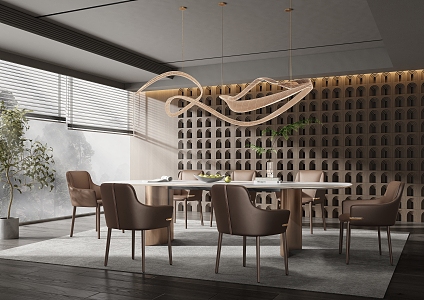 Modern Restaurant 3d model