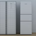 Modern refrigerator 3d model