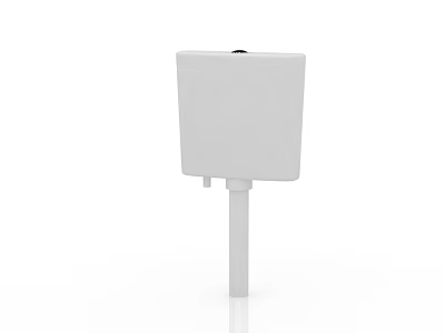 White Ceramic Bathroom Toilet Cistern With Modern Design For Home Use 3d model