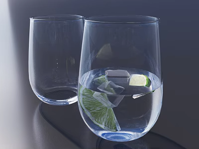 Modern Drinks Food Cold Drinks 3d model