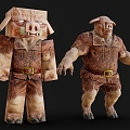 Monster Piggy Monster Warcraft Game Role Game Character 3d model