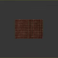 Red Tiles In Wavy Arrangement With Curved Layout Design Details