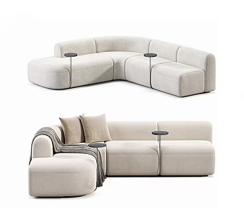 Modern Multiplayer Sofa 3d model