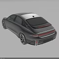 Gray Modern Sedan with Black Roof Sleek Exterior Multi Spoke Wheels and LED Headlights