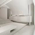 Quiet Front Desk 3d model