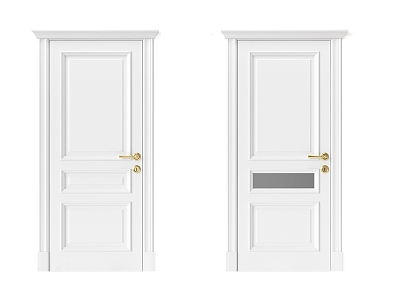 French Swing Door Simple Door model