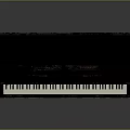 GEWA Black Upright Piano Classic Design With White Keys And Metal Pedals