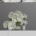 Vase Flower Art 3d model