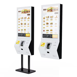 Single ordering machine single ordering machine self-service ordering machine self-service ordering machine self-service single ordering machine self-service single guiding screen electronic guiding screen 3d model