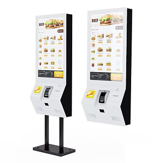 Single ordering machine single ordering machine self-service ordering machine self-service ordering machine self-service single ordering machine self-service single guiding screen electronic guiding screen 3d model