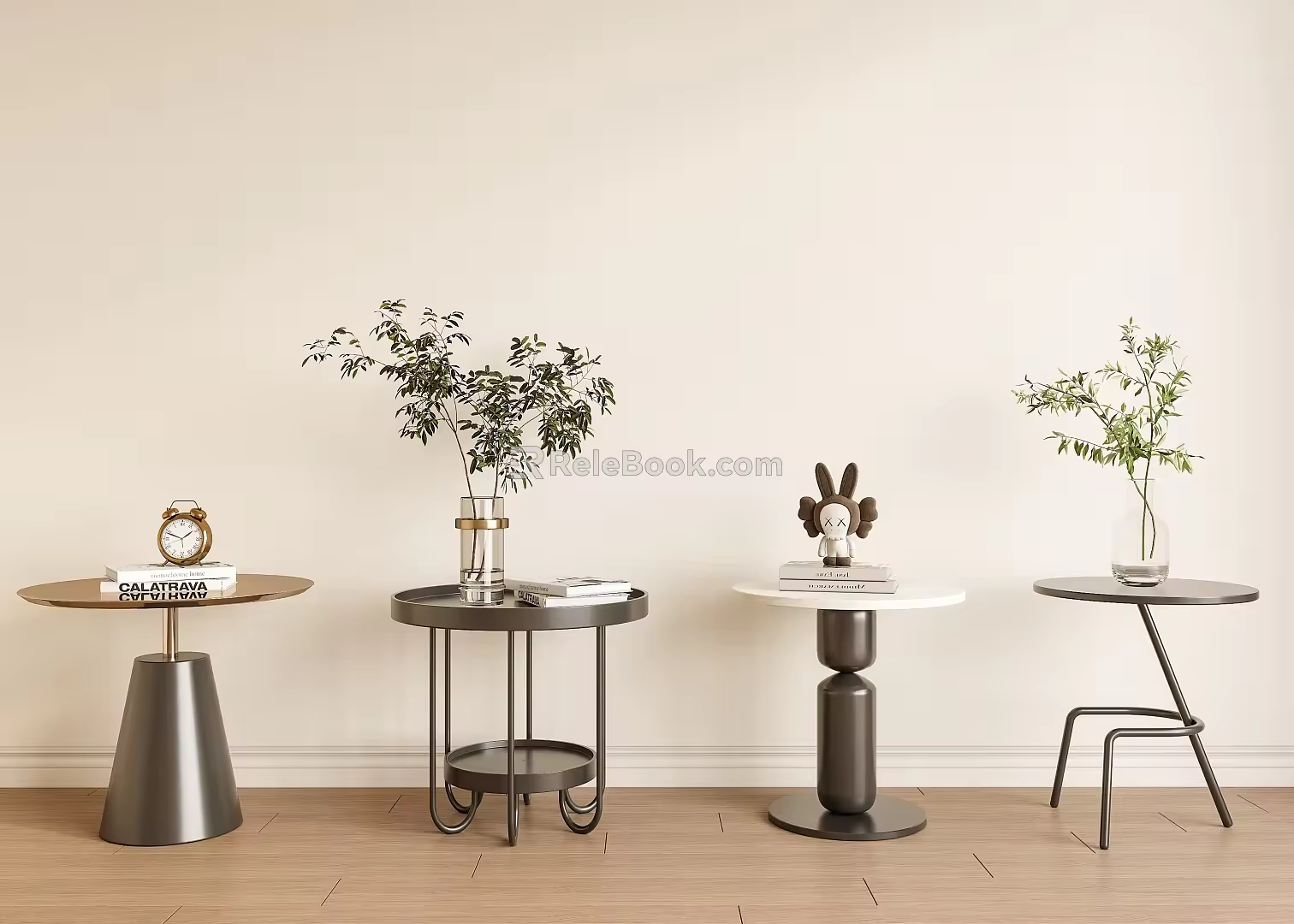 Modern combination of several sides and several sides 3d model