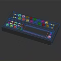Modern Electronic Control Panel With Multiple Knobs And Buttons For Professional Use