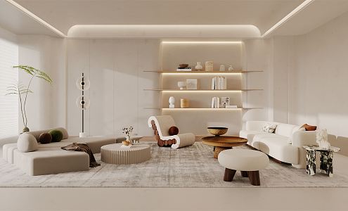 The Silent Living Room 3d model