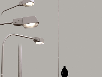 modern street lamp 3d model