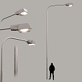 modern street lamp 3d model