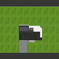 Two Story Single Family House With Green Lawn Gray Roof White Railings And Solar Panels