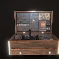 Modern toolbox Wooden toolbox for plague doctor hunter magician etc 3d model