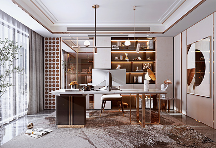 Light Luxury Study 3d model