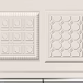 Decorative Ceiling Panel Design With Intricate Geometric Patterns And Ornate Borders 3d model