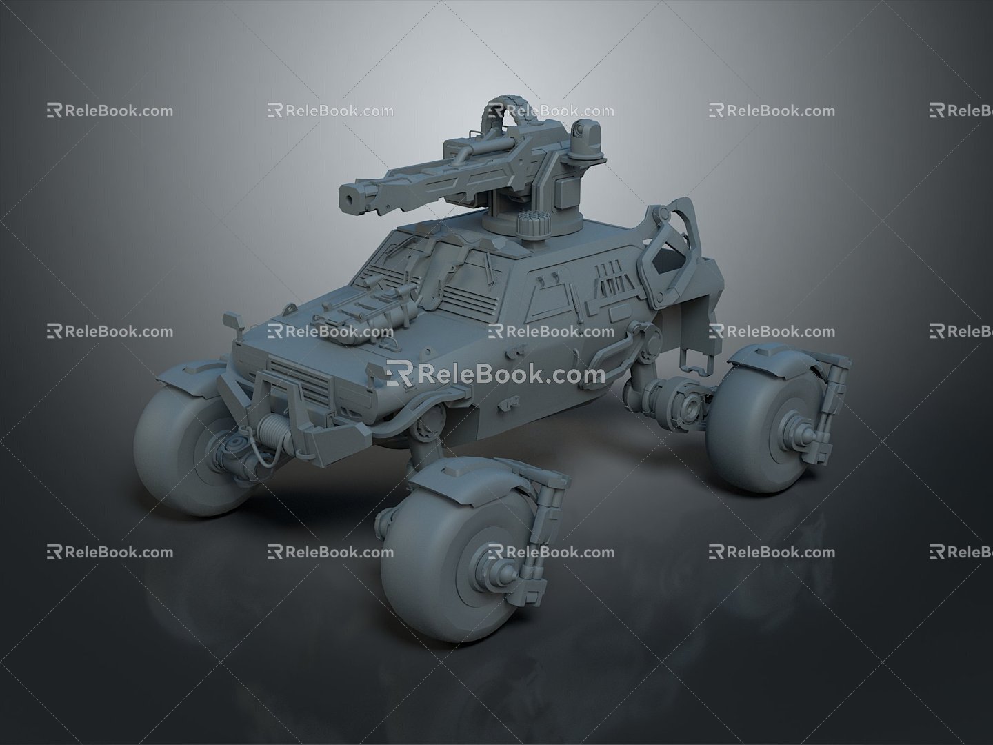 Self-made armed car modified car modified car chariot chariot doomsday car self-made car self-made car modified car 3d model